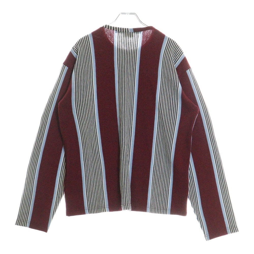 JUNYA WATANABE COMME des GARCONS(ジュンヤワタナベ コムデギャルソン) 02AW ミックスウール ストライプ クルーネック ニット セーター マルチカラー YG-T032 AD2002
