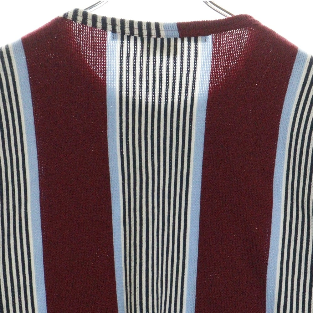 JUNYA WATANABE COMME des GARCONS(ジュンヤワタナベ コムデギャルソン) 02AW ミックスウール ストライプ クルーネック ニット セーター マルチカラー YG-T032 AD2002