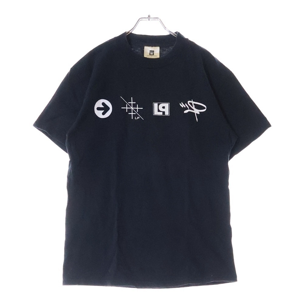 VINTAGE(ヴィンテージ) 00S LINKIN PARK 00S HYBRID THEORY リンキンパーク ハイブリッド セオリー クルーネック 両面プリント Tシャツ カットソー ブラック