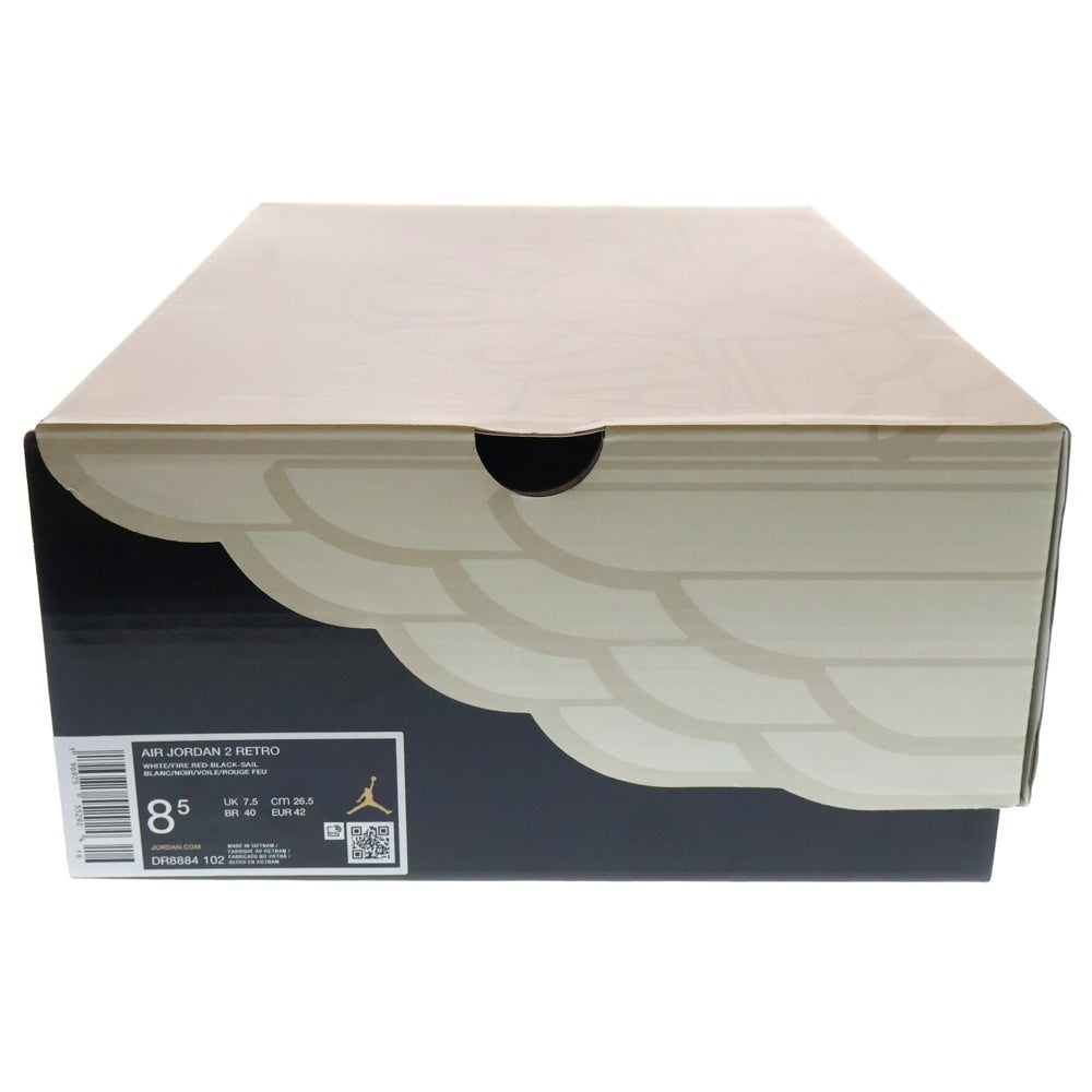 NIKE(ナイキ) AIR JORDAN 2 RETRO PYTHON エア ジョーダン 2 レトロ パイソン ハイカットスニーカー ホワイト US8.5/26.5cm DR8884-102