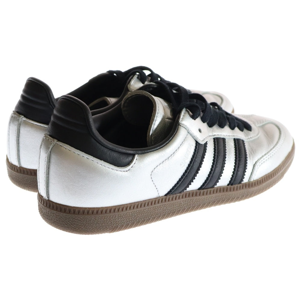 adidas Originals(アディダスオリジナルス) WMNS SAMBA ウィメンズ サンバ OG シルバーメタリック コアブラック ガム ローカットスニーカー JI4218