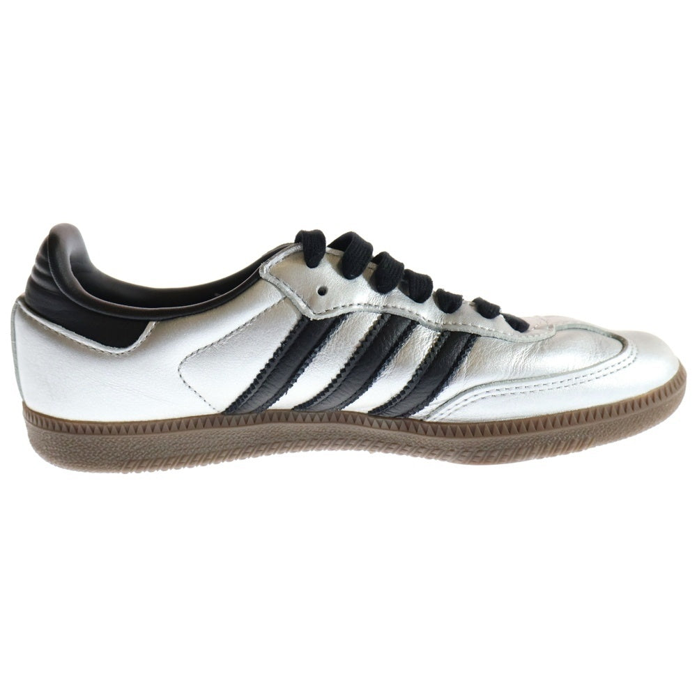 adidas Originals(アディダスオリジナルス) WMNS SAMBA ウィメンズ サンバ OG シルバーメタリック コアブラック ガム ローカットスニーカー JI4218