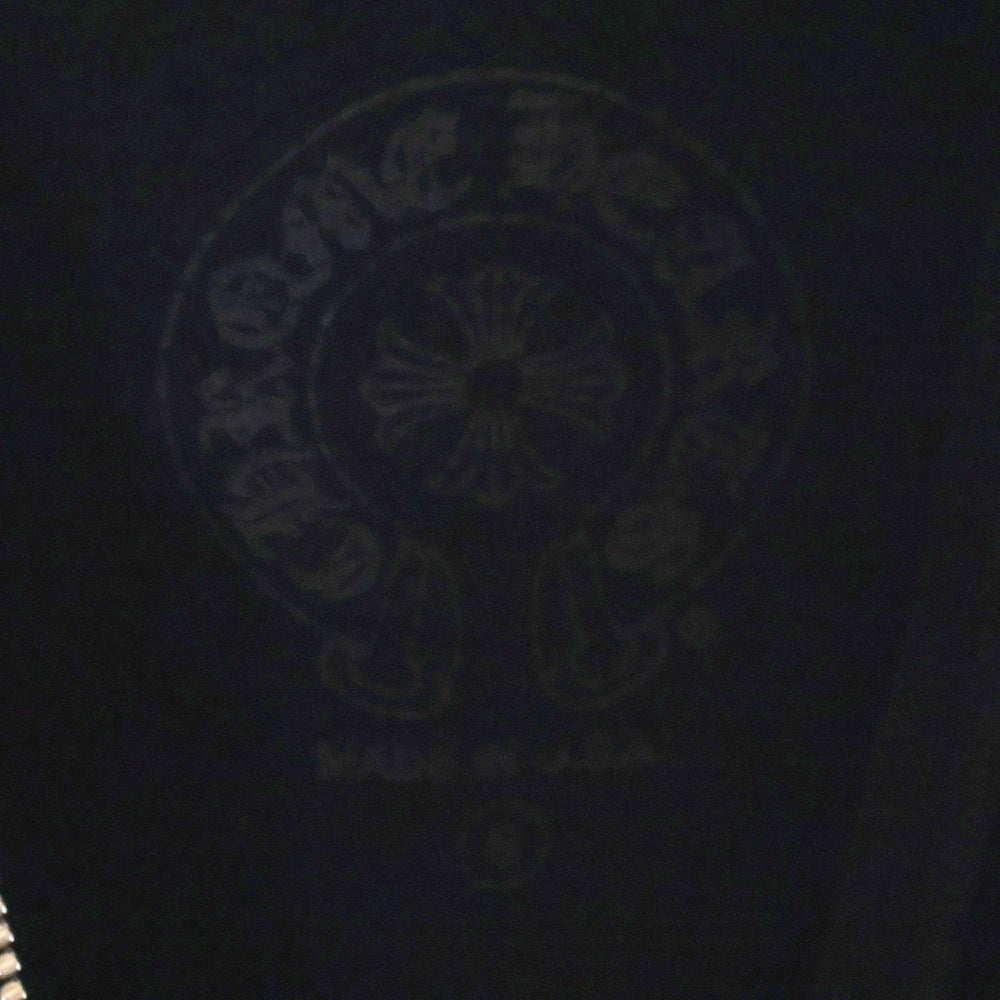 CHROME HEARTS(クロムハーツ) DAGGER ZIP HOODIE アーチロゴプリント ダガー ジップアップフーディー パーカー スウェット ブラック