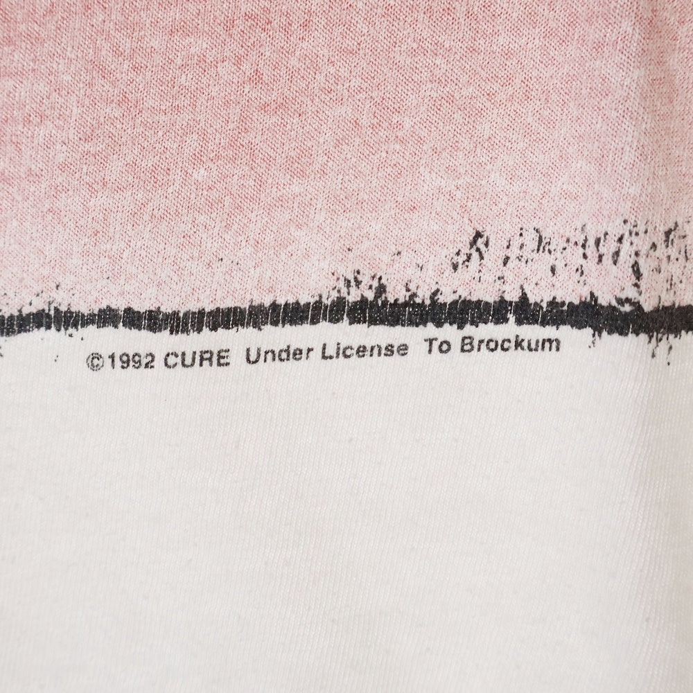 VINTAGE(ヴィンテージ) 90S THE CURE WISH TOUR NORTH AMERICAN SUMMER ザ キュアー ウィッシュ ツアー Tシャツ 半袖カットソー ホワイト