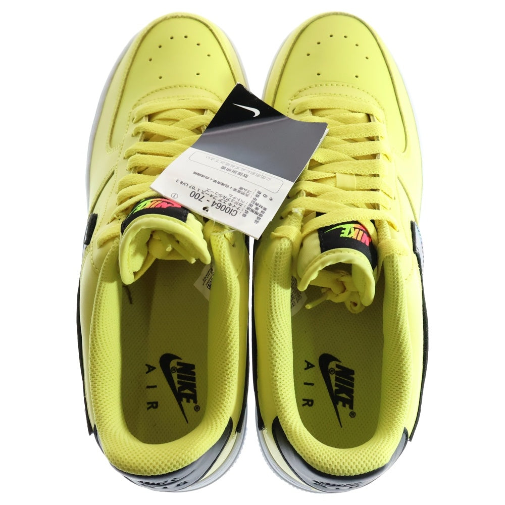 NIKE(ナイキ) AIR FORCE 1 LOW Yellow Pulse エアフォース 1 イエローパルス ローカットスニーカー US8.5/26.5cm CI0064-700