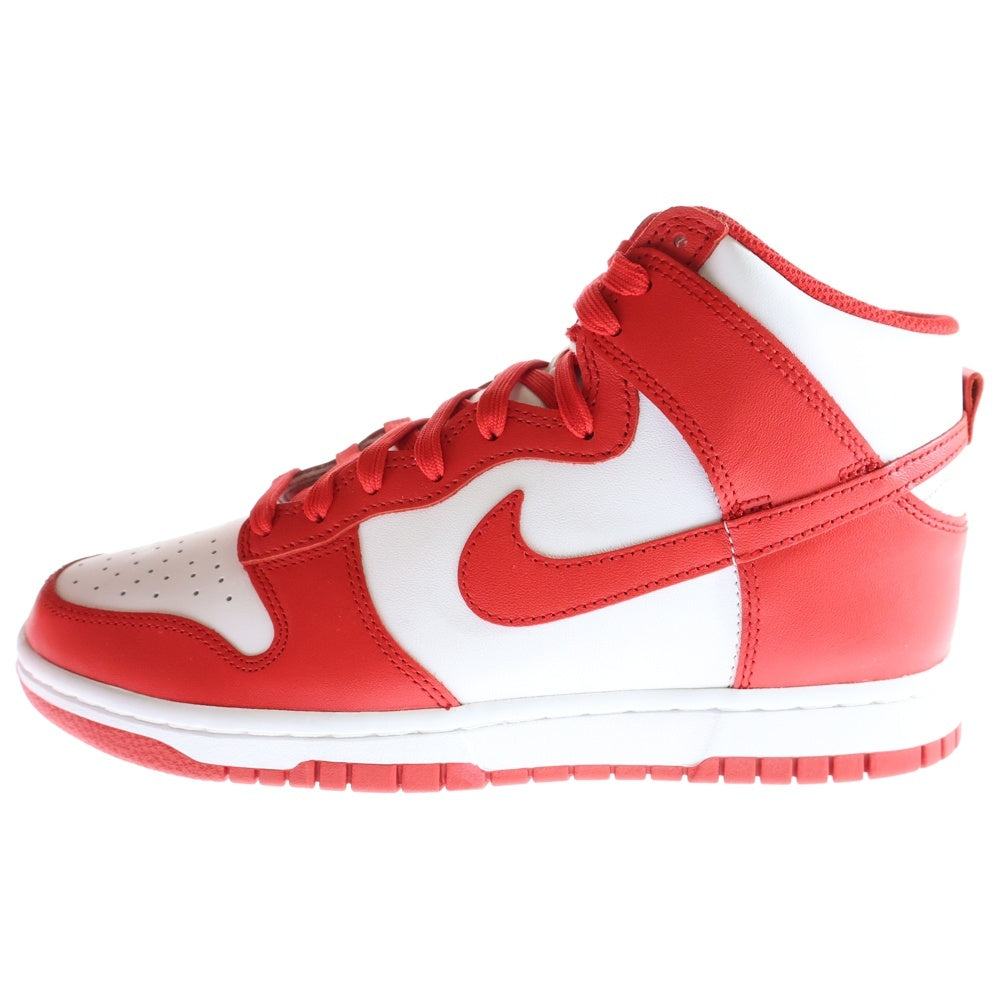 NIKE(ナイキ) DUNK HIGH Championship ダンク チャンピオンシップ ハイカットスニーカー ホワイト/レッド US8.5/26.5cm DD1399-106