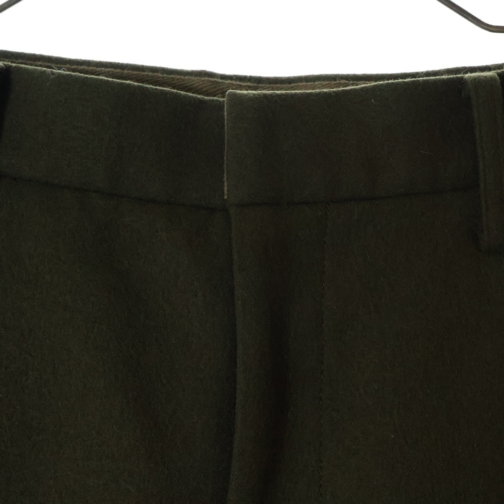 Sacai(サカイ) 22AW WOOL MELTON PANTS ウールメルトンパンツ オリーブ 22-02886M