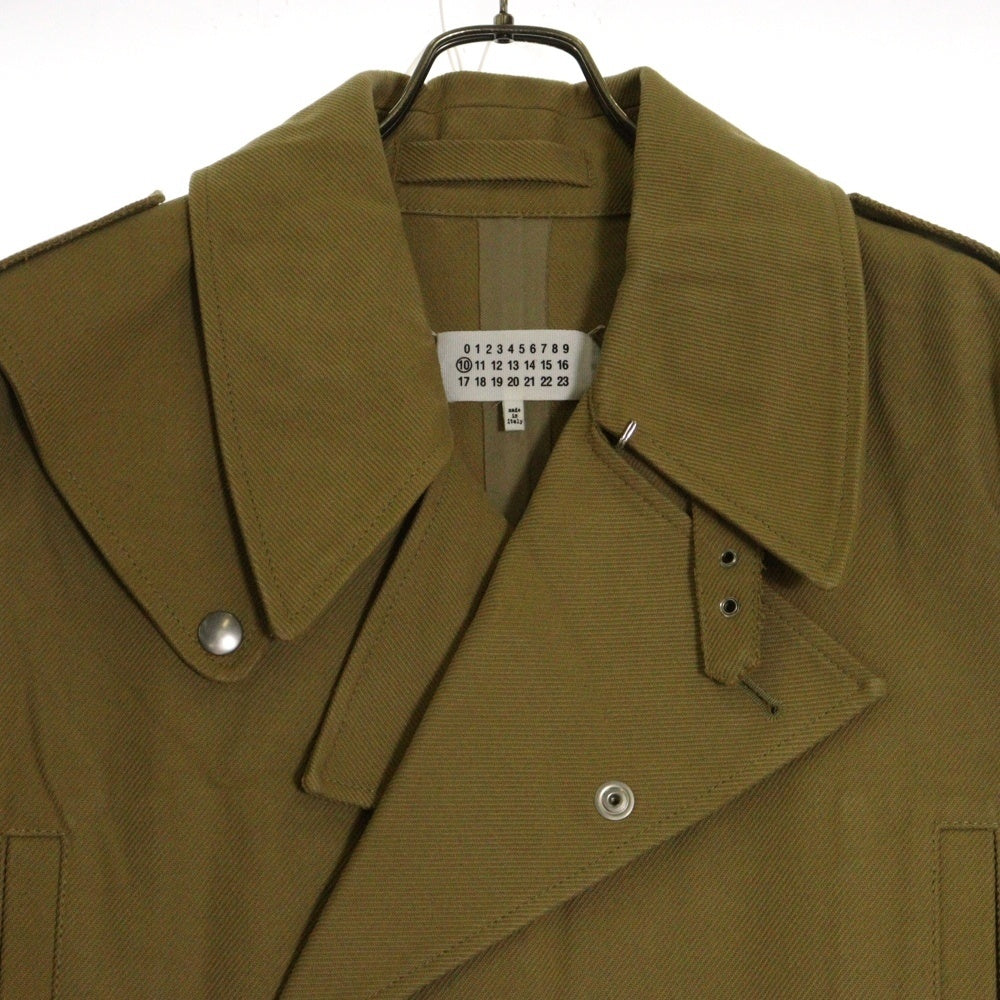 Maison Margiela 10(メゾン マルジェラ) 18SS モーターサイクル ダック トレンチコート ベージュ S50AH0039