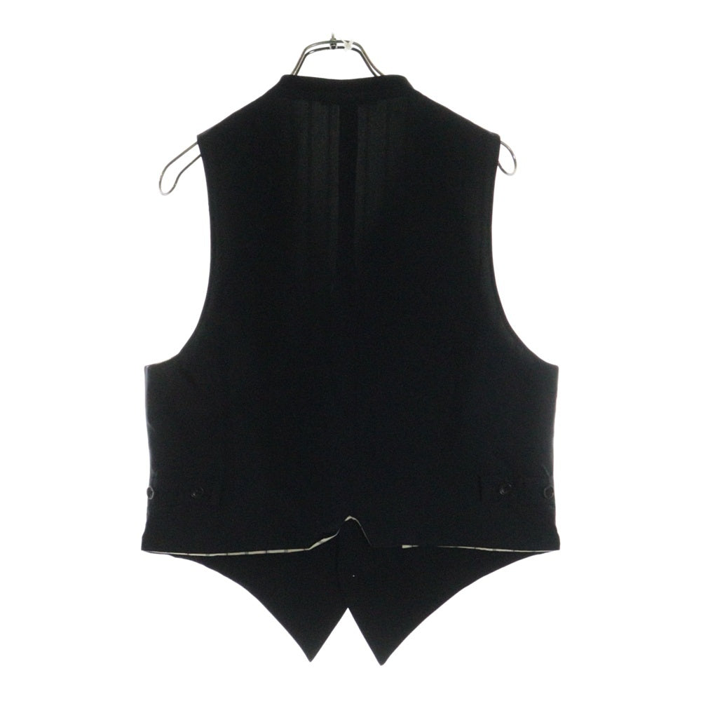 Yohji Yamamoto POUR HOMME(ヨウジヤマモト プールオム) 22AW ノッチドラペル 5B ベスト ジレ ブラック HE-V03-100