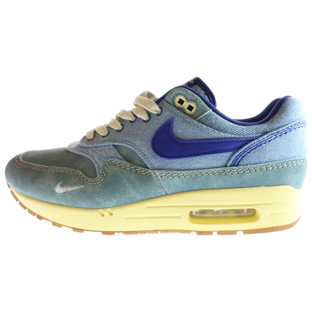 NIKE(ナイキ) AIR MAX1PRM DIRTY DENIM エアマックス1 ダーティーデニム ローカットスニーカー ブルー/インディゴ US9.5/27.5cm DV3050-300