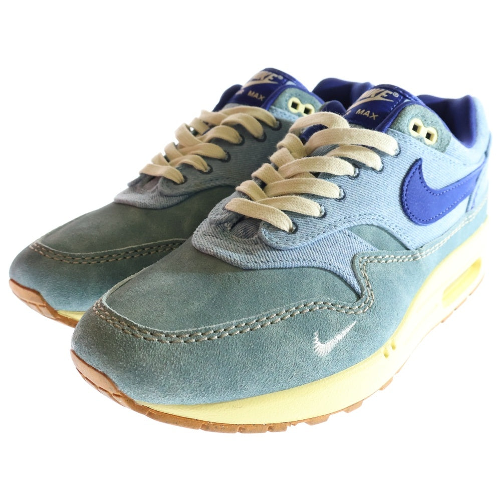 NIKE(ナイキ) AIR MAX1PRM DIRTY DENIM エアマックス1 ダーティーデニム ローカットスニーカー ブルー/インディゴ US9.5/27.5cm DV3050-300