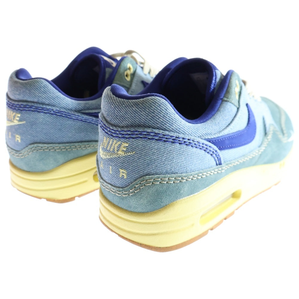 NIKE(ナイキ) AIR MAX1PRM DIRTY DENIM エアマックス1 ダーティーデニム ローカットスニーカー ブルー/インディゴ US9.5/27.5cm DV3050-300