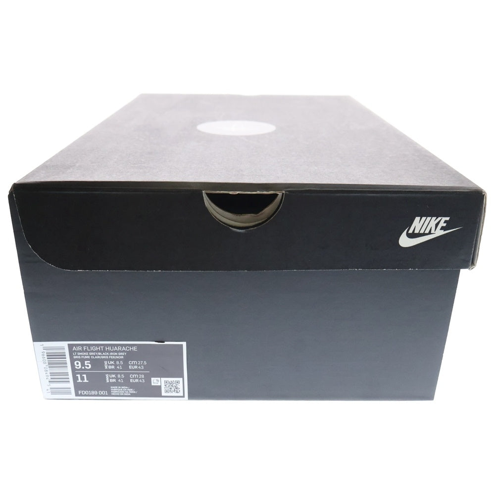 NIKE(ナイキ) AIR FLIGHT HUARACHE LIGHT SMOKE GREY AND NOBLE RED エアフライトハラチ ライトスモークグレー アンド ノーブルレッド ハイカットスニーカー US9.5/27.5cm マルチカラー FD0189-001