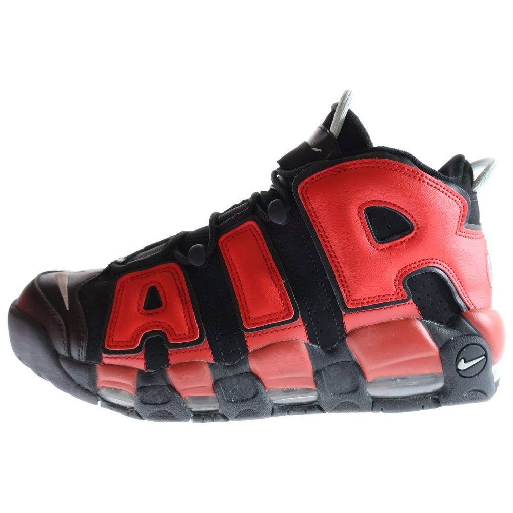 NIKE(ナイキ) AIR MORE UPTEMPO 96 BLACK AND UNIVERSITY RED エアモアアップテンポ 96 ブラック アンド ユニバーシティレッド ハイカットスニーカー DJ4400-001