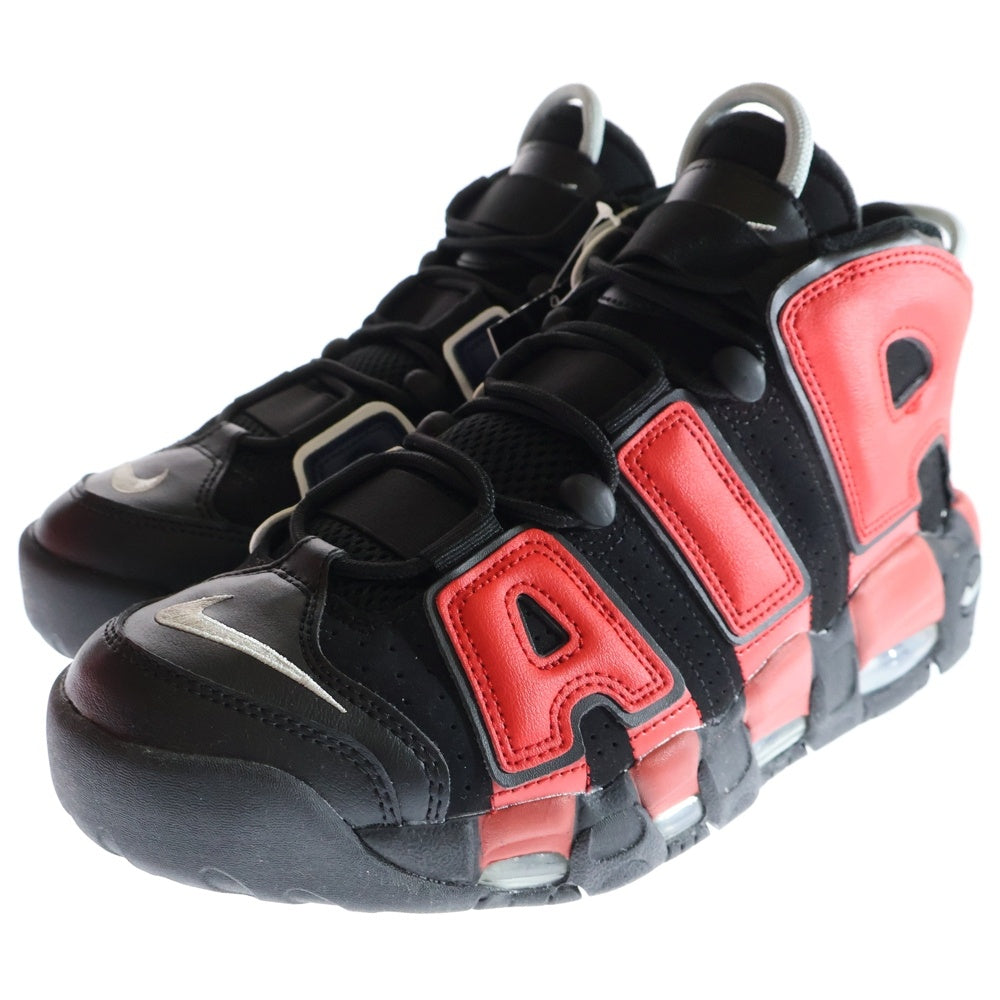 NIKE(ナイキ) AIR MORE UPTEMPO 96 BLACK AND UNIVERSITY RED エアモアアップテンポ 96 ブラック アンド ユニバーシティレッド ハイカットスニーカー DJ4400-001