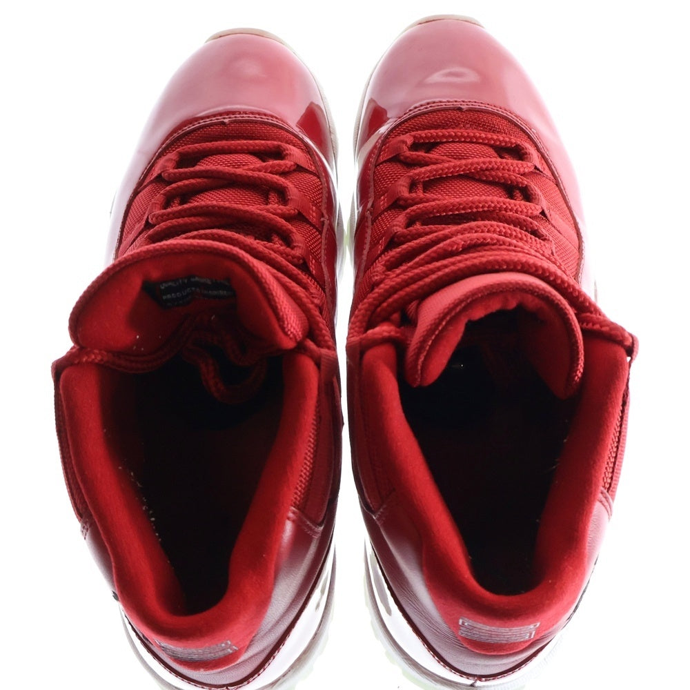 NIKE(ナイキ) AIR JORDAN 11 RETRO WIN LIKE 96 エアジョーダン11 レトロ ウィンライク96 ハイカットスニーカー レッド US10/28cm 378037-623