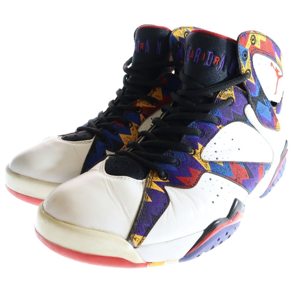 NIKE(ナイキ) 【観賞用 2015年】 AIR JORDAN 7 RETRO NOTHING BUT NET エアジョーダン7 レトロ ナッシング バット ネット ハイカットスニーカー US10.5/28.5cm 304775-142