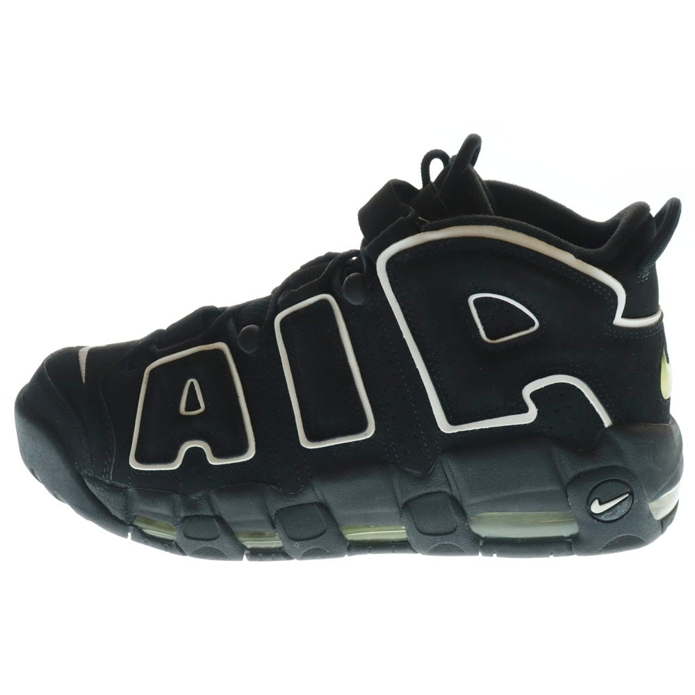 NIKE(ナイキ) AIR MORE UPTEMPO エア モアアップテンポ ハイカットスニーカー ブラック/ホワイト US8.5/26.5cm 414962-002