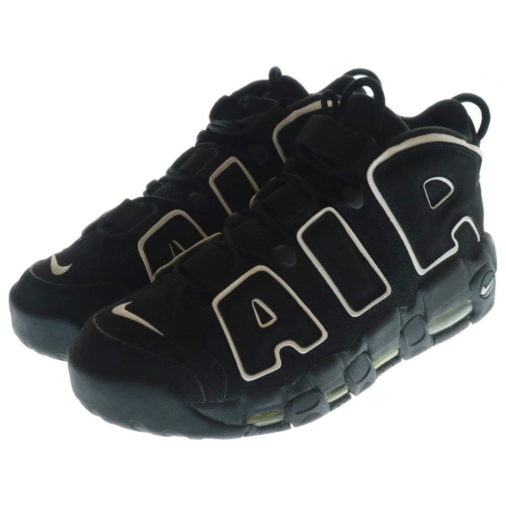 NIKE(ナイキ) AIR MORE UPTEMPO エア モアアップテンポ ハイカットスニーカー ブラック/ホワイト US8.5/26.5cm 414962-002