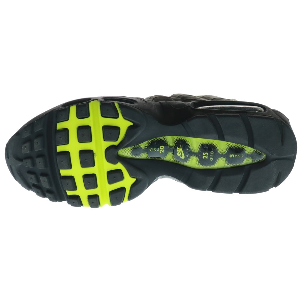 NIKE(ナイキ) AIR MAX 95 OG Yellow Gradation エアマックス95 イエローグラデーション 2015 グレー/ブラック/イエロー US8/26cm 554970-071