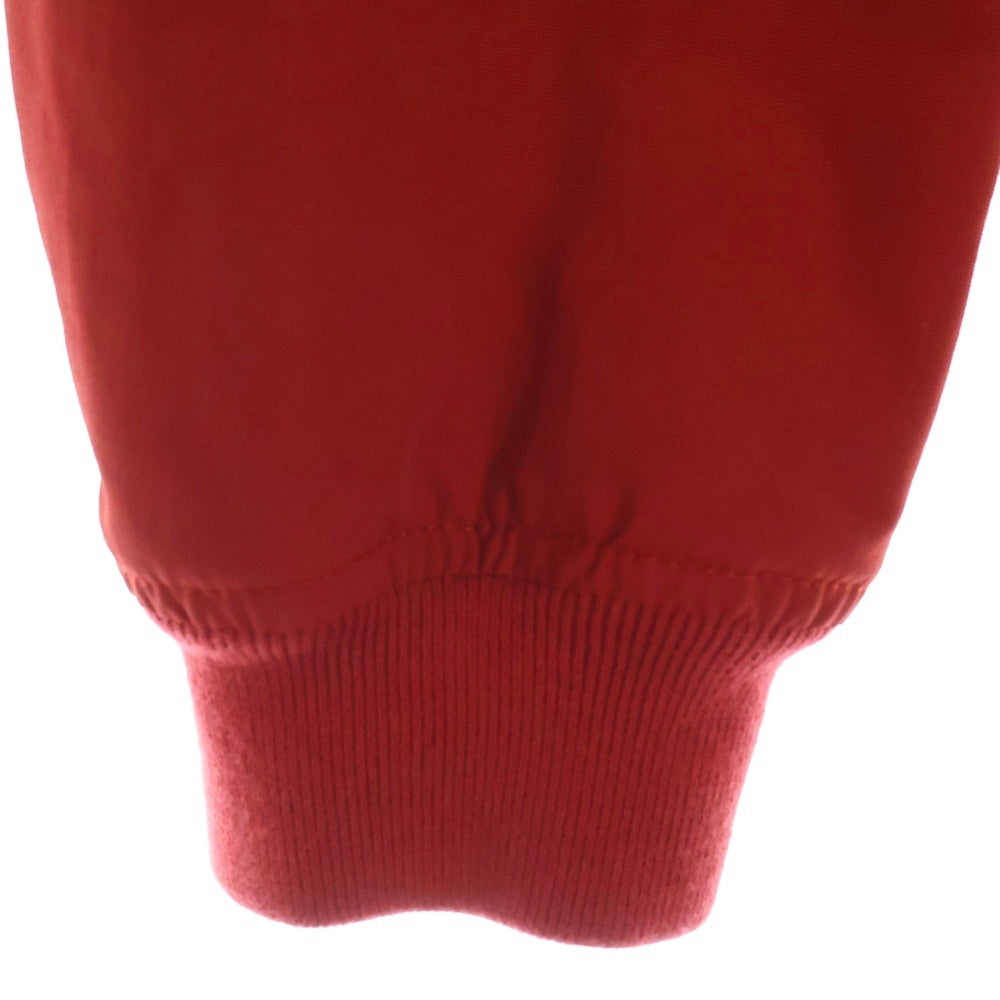 TOMMY JEANS(トミージーンズ) ラバーロゴ トリコカラー ナイロン ジップアップジャケット レッド/ネイビー/ホワイト 6800332111