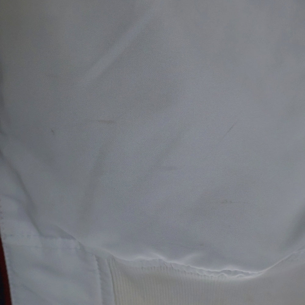 TOMMY JEANS(トミージーンズ) ラバーロゴ トリコカラー ナイロン ジップアップジャケット レッド/ネイビー/ホワイト 6800332111