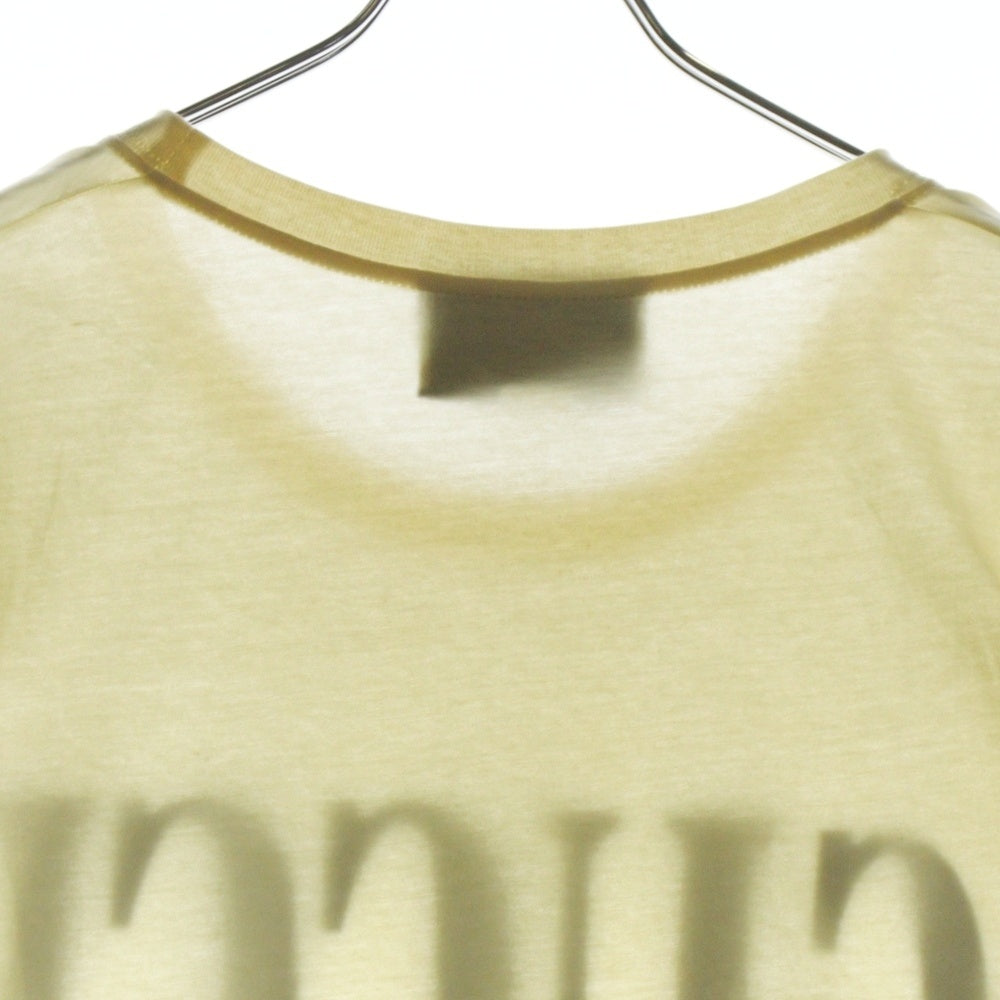 GUCCI(グッチ) シティロゴプリント クルーネック 半袖Tシャツ カットソー アイボリー 493117 X3M22