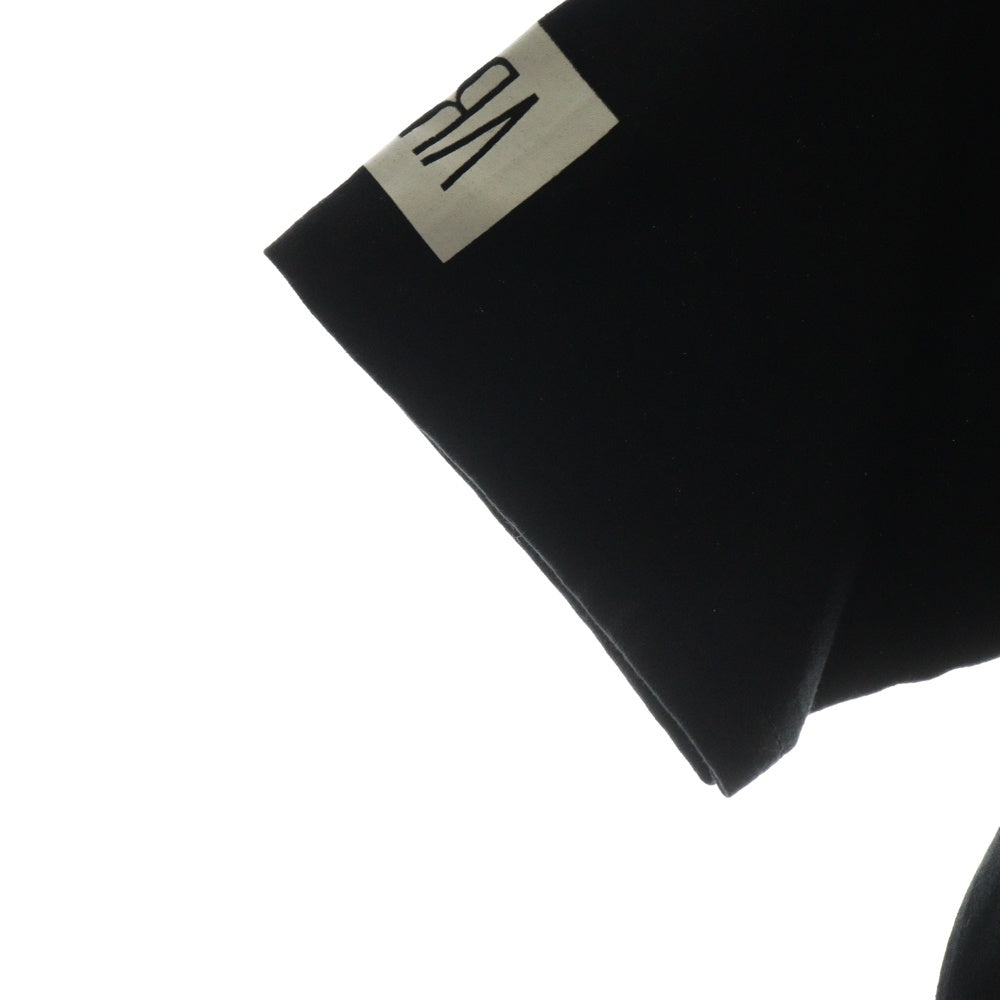 ELVIRA(エルビラ) ×Champion チャンピオン ロゴプリント クルーネック コットン 半袖Tシャツ カットソー ブラック