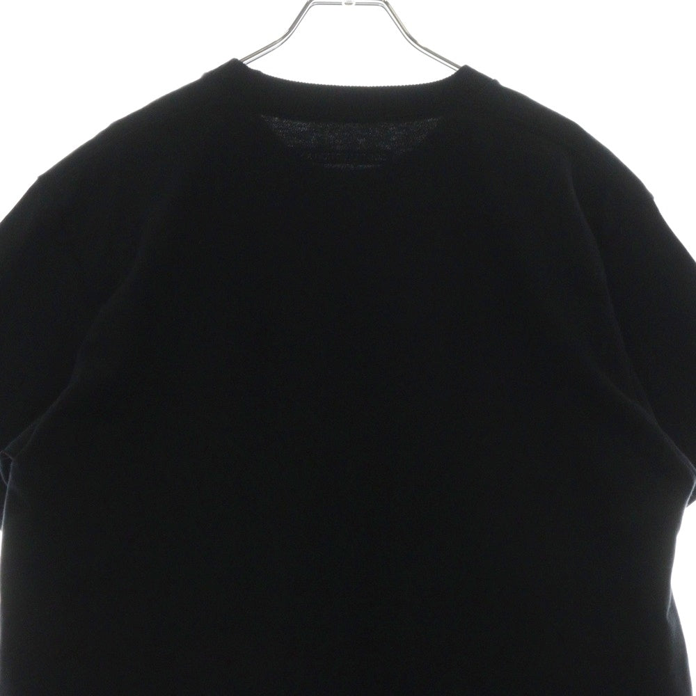 GOD SELECTION XXX(ゴッドセレクショントリプルエックス) フォトプリント クルーネック コットン 半袖Tシャツ カットソー ブラック