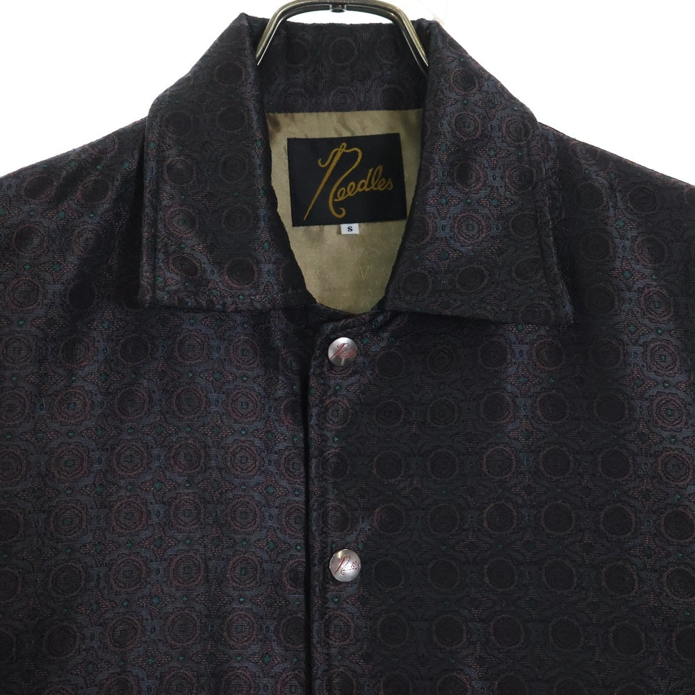 Needles(ニードルス) COACH JACKET ダマスク総柄 コーチジャケット ブルゾン パープル