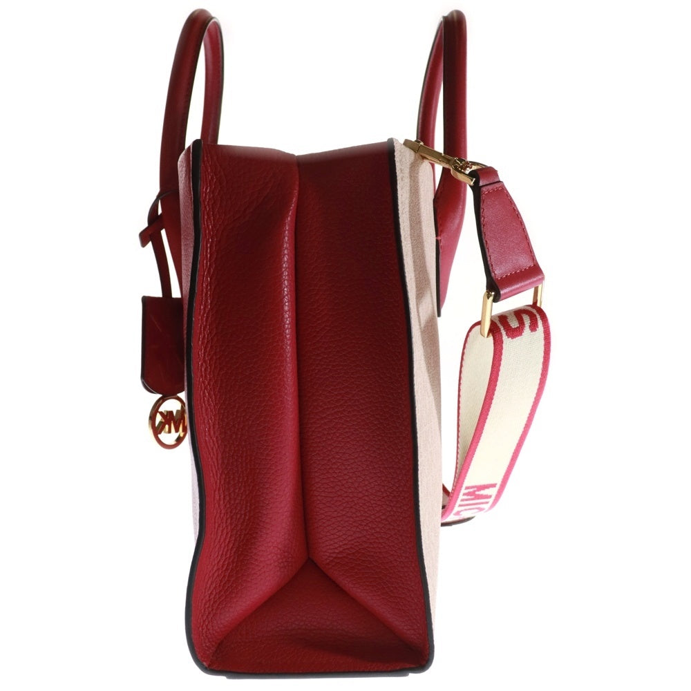 MICHAEL KORS(マイケルコース) MIRELLA ミレラ ラバーロゴ 2Way ショルダー トートバッグ レディース ピンク 35R3G7ZT8L