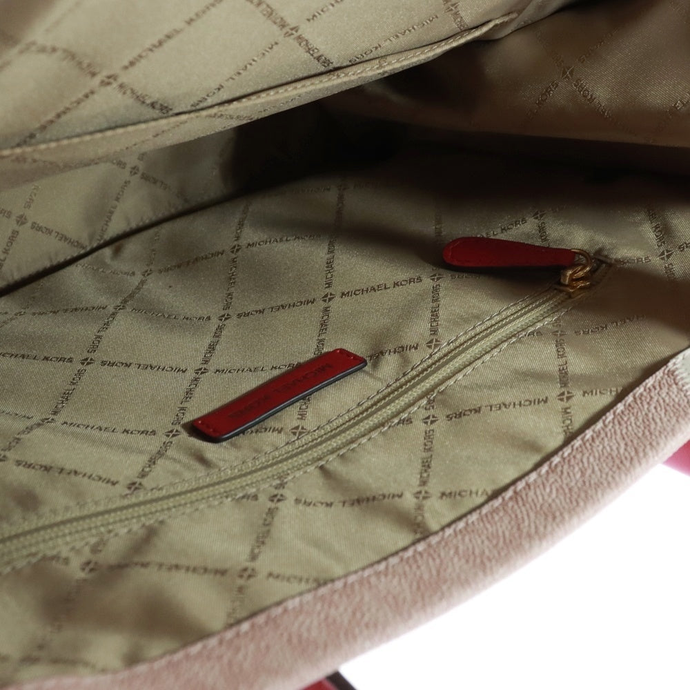 MICHAEL KORS(マイケルコース) MIRELLA ミレラ ラバーロゴ 2Way ショルダー トートバッグ レディース ピンク 35R3G7ZT8L