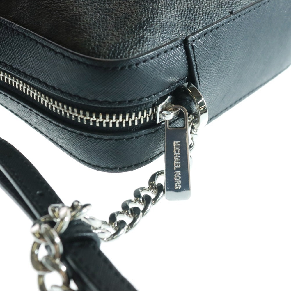 MICHAEL KORS(マイケルコース) JET SET ITEM EAST WEST CROSSBODY ジェットセット イーストウエスト クロスボディ ショルダーバッグ ブラック レディース 35F8STTC3B