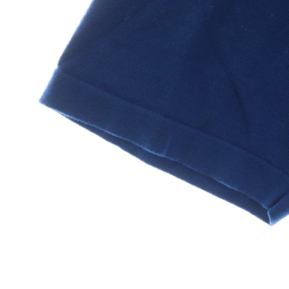 LOUIS VUITTON(ルイヴィトン) 21AW エブリデイ LV クルーネック 半袖ニット Tシャツ カットソー ブルー RM212 DB0 HLN84W