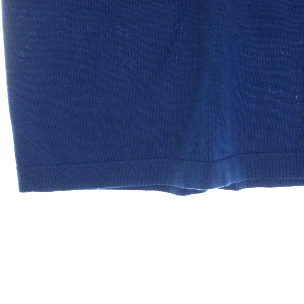 LOUIS VUITTON(ルイヴィトン) 21AW エブリデイ LV クルーネック 半袖ニット Tシャツ カットソー ブルー RM212 DB0 HLN84W