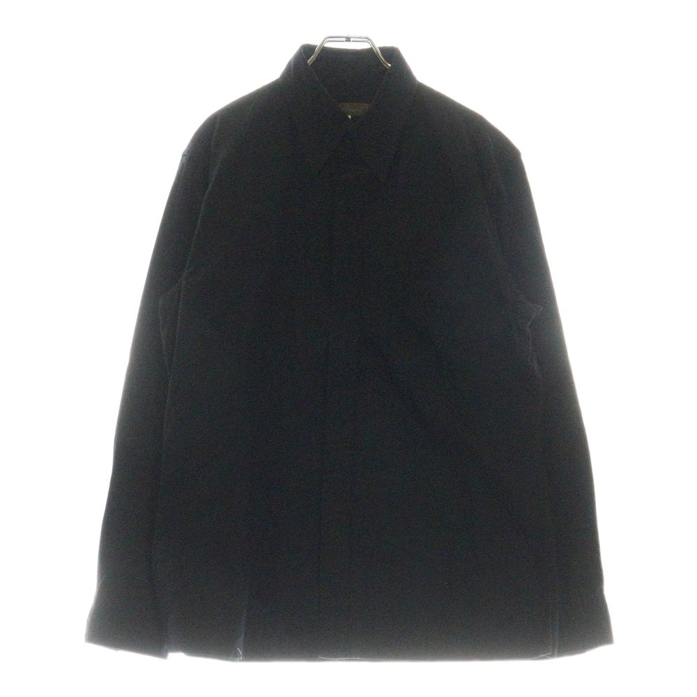 Y's for men(ワイズフォーメン) 17AW コットン 長袖シャツ ロングスリーブ ブラック MK-B19-074