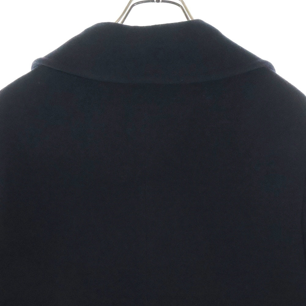 Yohji Yamamoto(ヨウジヤマモト) 06AW ファー付き ロングチェスターコート ブラック FB-C17-191 レディース