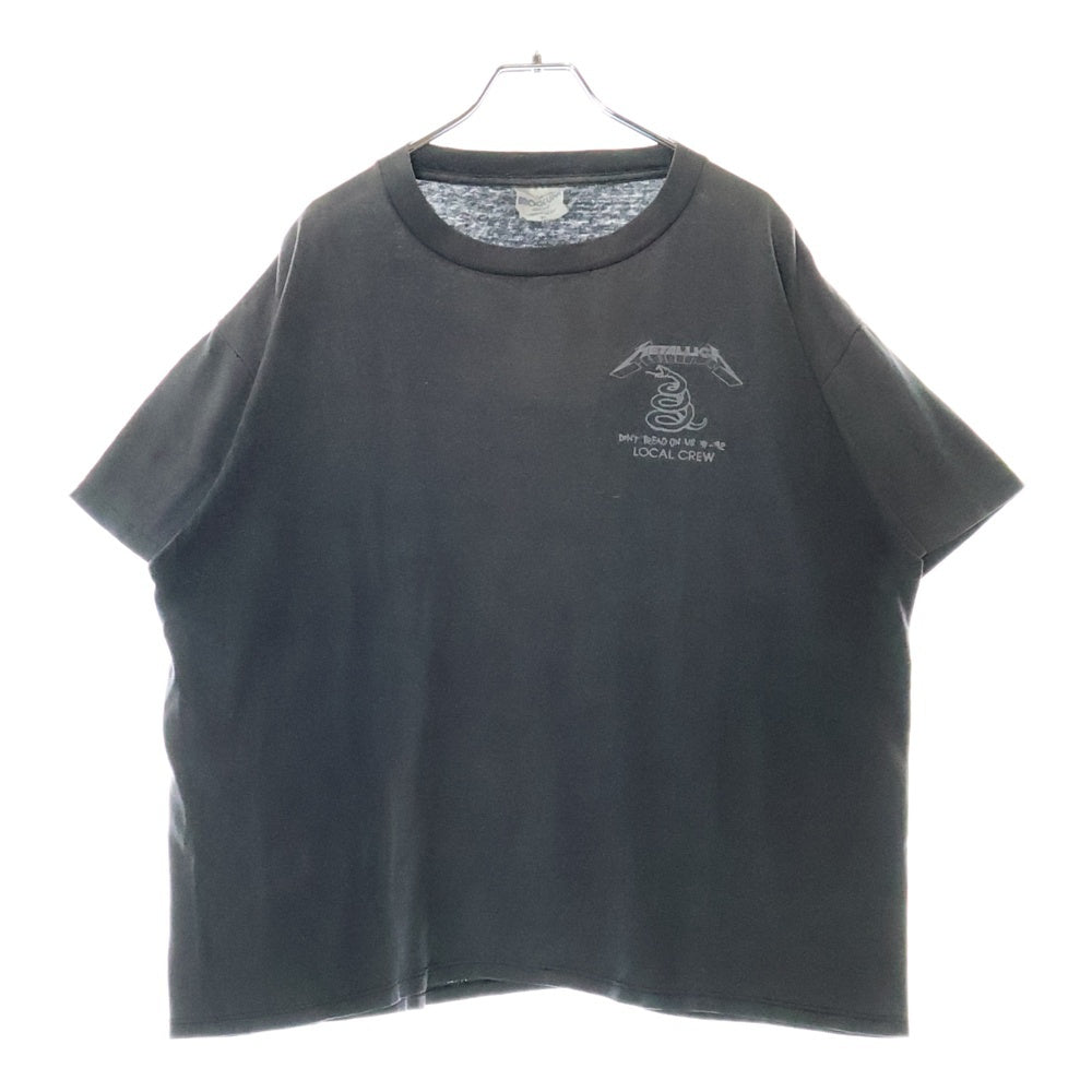 VINTAGE(ヴィンテージ) 90S METALLICA DON'T TREAD ON US '91-'92 LOCAL CREW メタリカ ローカルクルー 半袖Tシャツ カットソー グレー