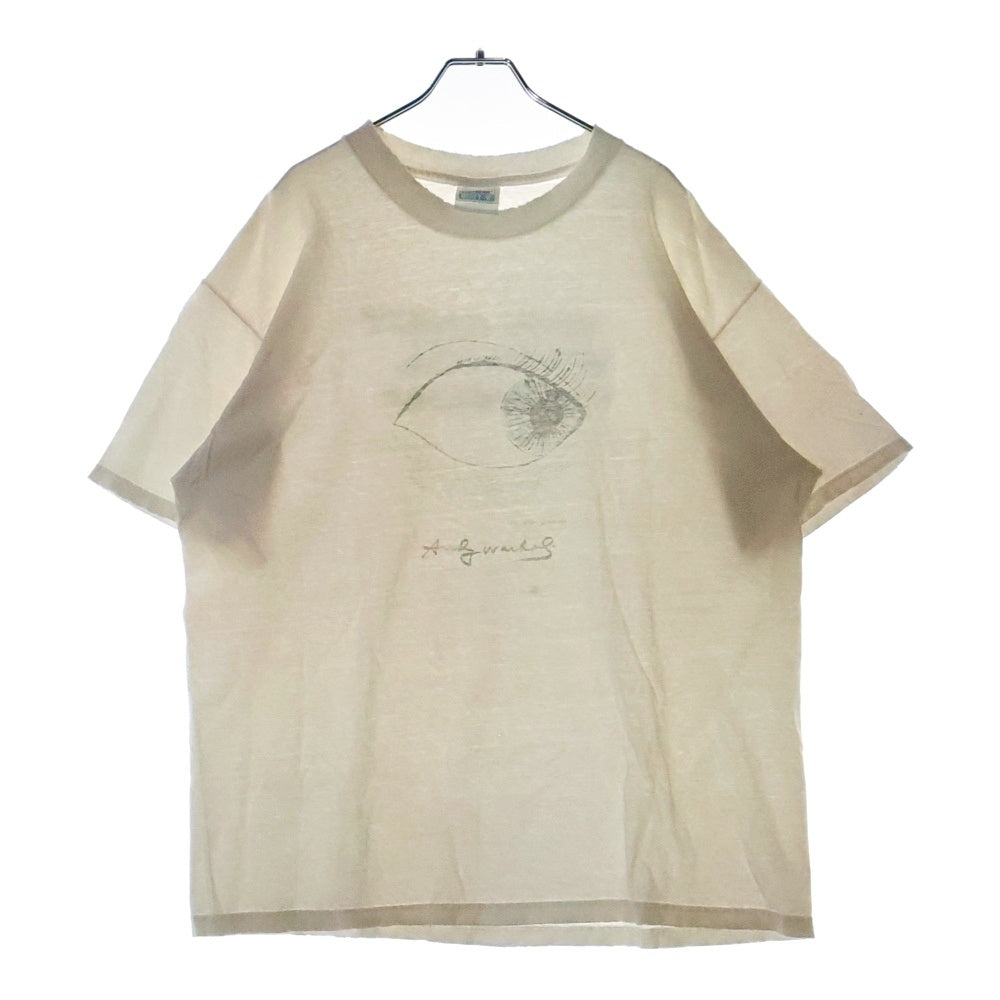 VINTAGE(ヴィンテージ) 90-00S THE ANDY WORHOL MUSEUM EYE TEE アンディウォーホルミュージアム アイ 半袖Tシャツ カットソー ホワイト