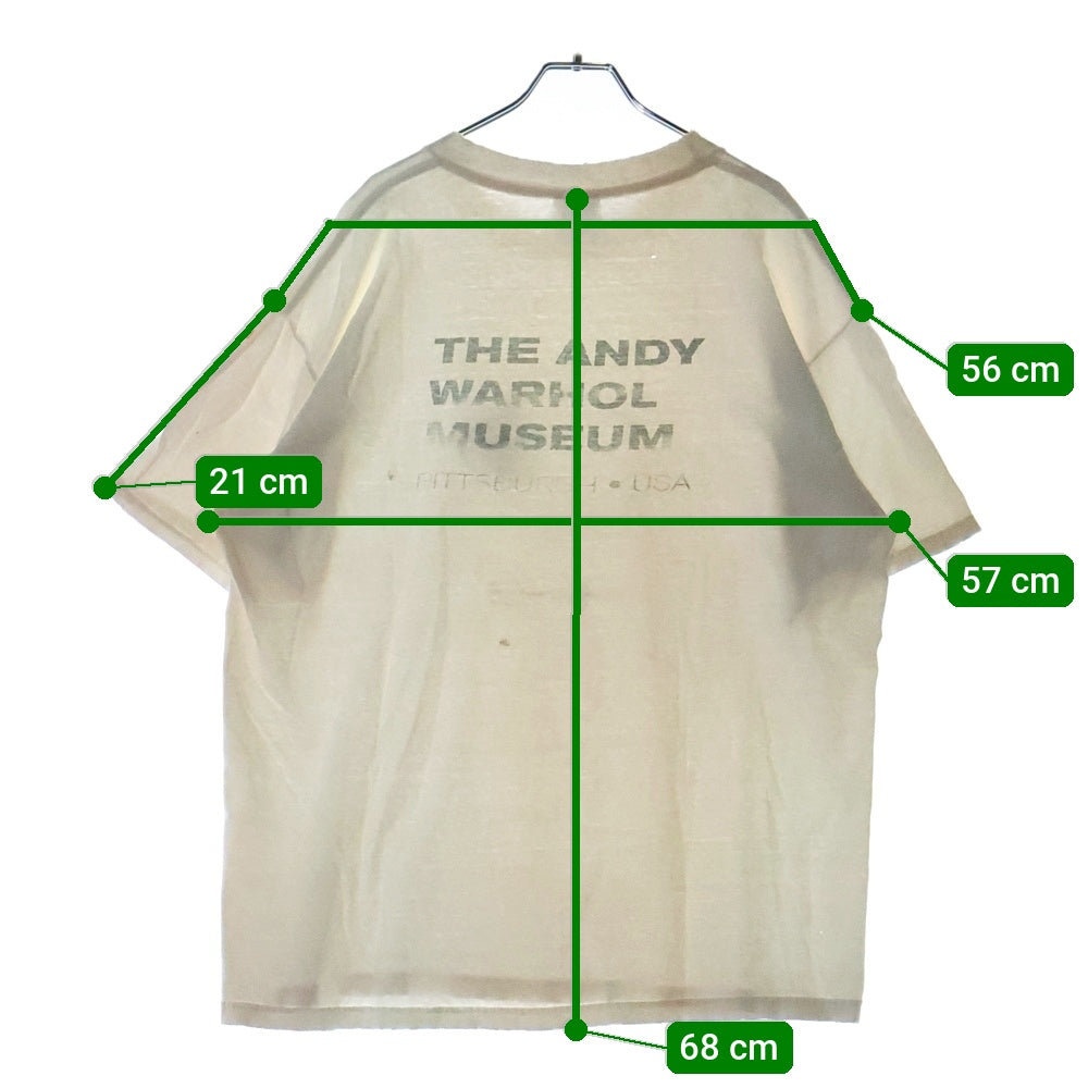 VINTAGE(ヴィンテージ) 90-00S THE ANDY WORHOL MUSEUM EYE TEE アンディウォーホルミュージアム アイ 半袖Tシャツ カットソー ホワイト