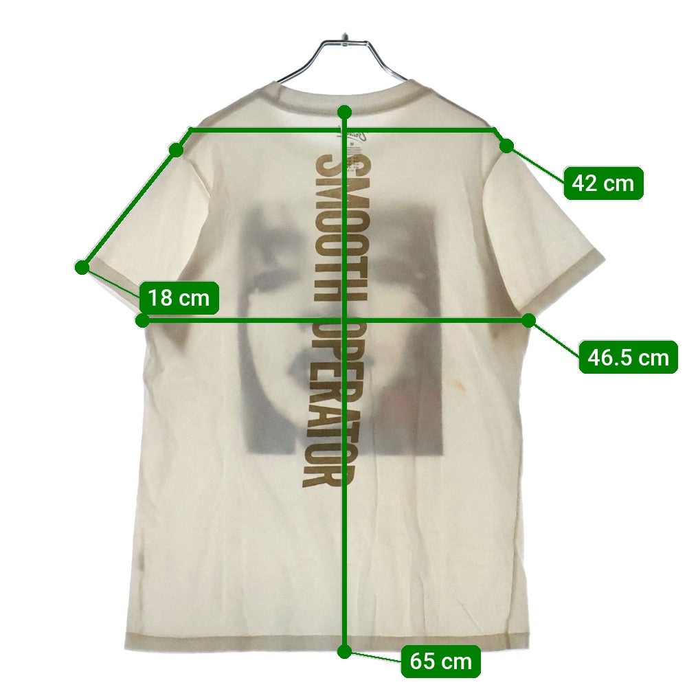 VINTAGE(ヴィンテージ) 00S SADE SMOOTH OPERATOR シャーデー スムースオペレーター プリント 半袖Tシャツ ホワイト