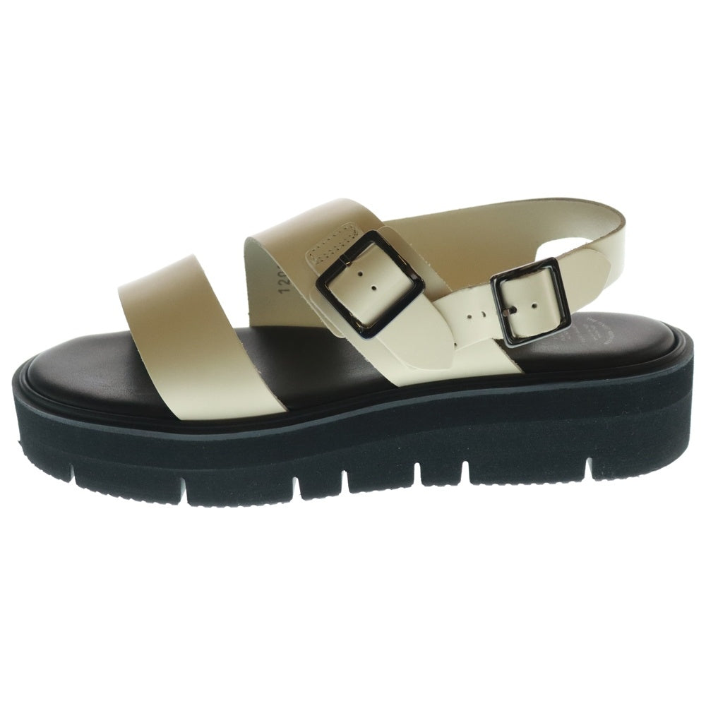 BEAUTIFUL SHOES TOSHINOSUKE TAKEGAHARA(ビューティフルシューズ) S S BELT SANDALSアンクル ストラップ レザー サンダル アイボリー レディース