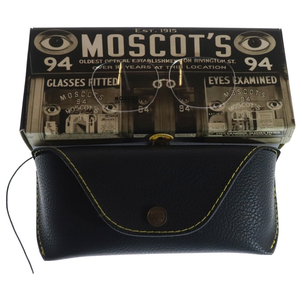 MOSCOT(モスコット) LEMTOSH レムトッシュ ウェリントン クリアフレーム サングラス メガネ 眼鏡 グレー