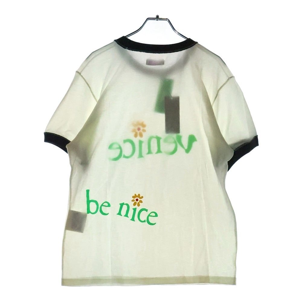 ERL(イーアールエル) venice リンガーTシャツ ホワイト