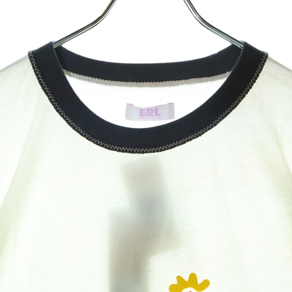 ERL(イーアールエル) venice リンガーTシャツ ホワイト