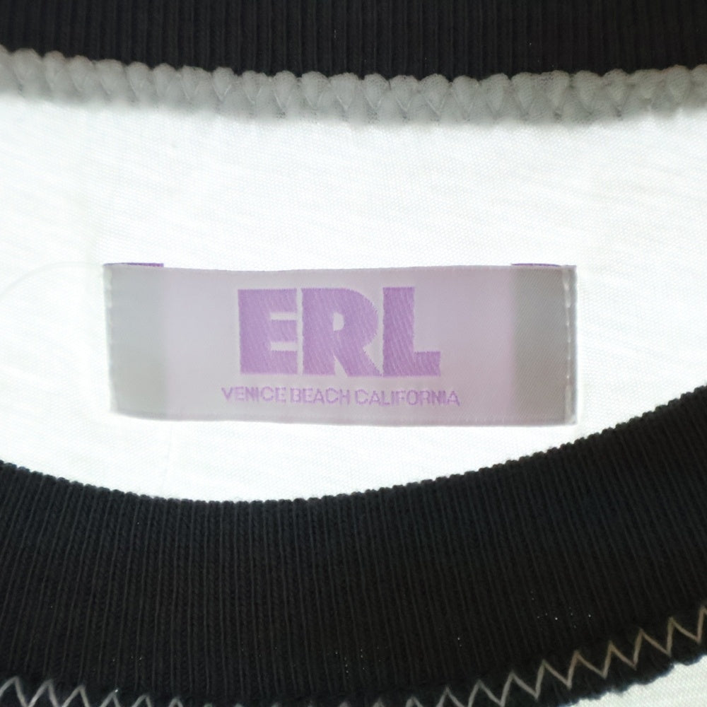 ERL(イーアールエル) venice リンガーTシャツ ホワイト