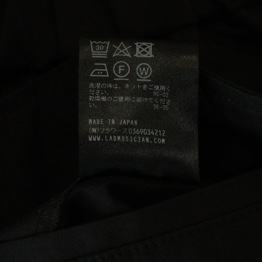 LAD MUSICIAN(ラッドミュージシャン) CROPPED CARGO PANTS クロップドカーゴパンツ ブラック 2324-504