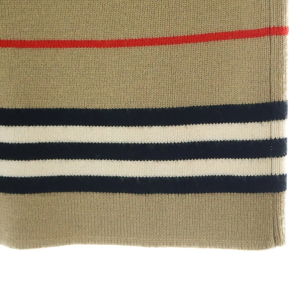 BURBERRY(バーバリー) ケントン ストライプ ニット ショーツ ベージュ 8011580
