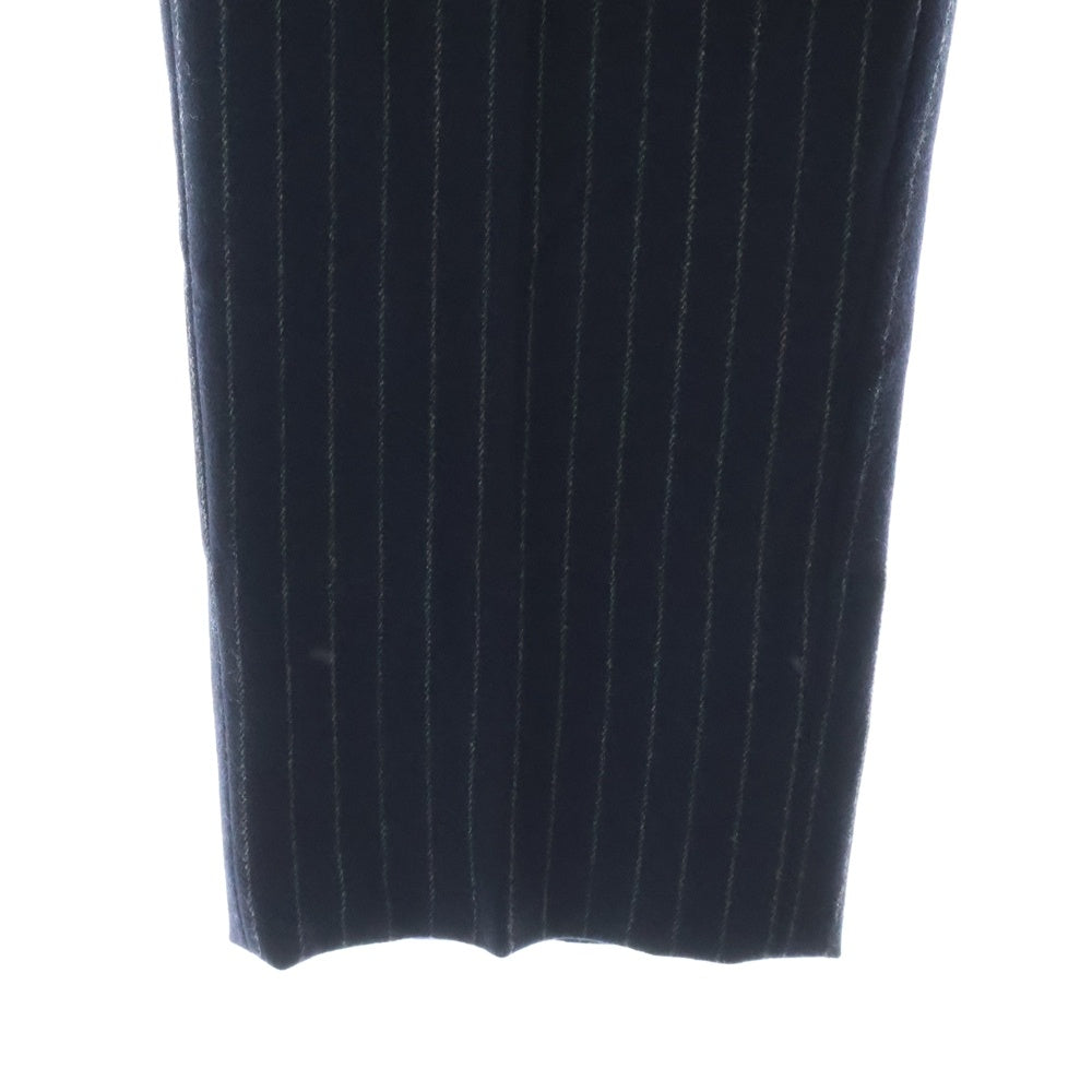 UNITED ARROWS(ユナイテッドアローズ) ストライプ ウール スラックス トラウザー ネイビー 1121-128-2442