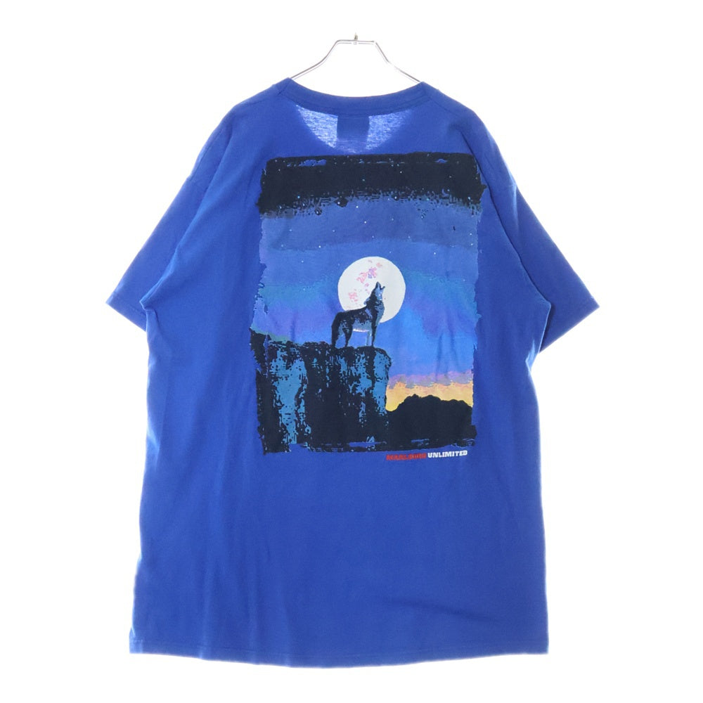 VINTAGE(ヴィンテージ) 90S VINTAGE MARLBORO UNLIMITED ヴィンテージ マルボロアンリミテッド バックプリント 半袖ポケットTシャツ カットソー ブルー